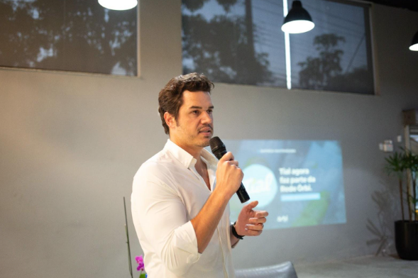 CEO da Tial, Victor Wanderley, na sede do Órbi Conecta, em Belo Horizonte