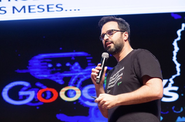 <i>O consultor Bruno Stefani, no palco do Minas Summit 2024</i>