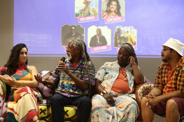 Rafa Andrade comandou painel com Aline Calixto, Marcos Antonio Cardoso, Luci da Nanã