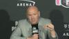 Dana White, presidente do UFC, durante entrevista coletiva