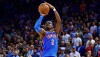 Shai Gilgeous-Alexander em ação pelo OKC na temporada 2025/2026 da NBA