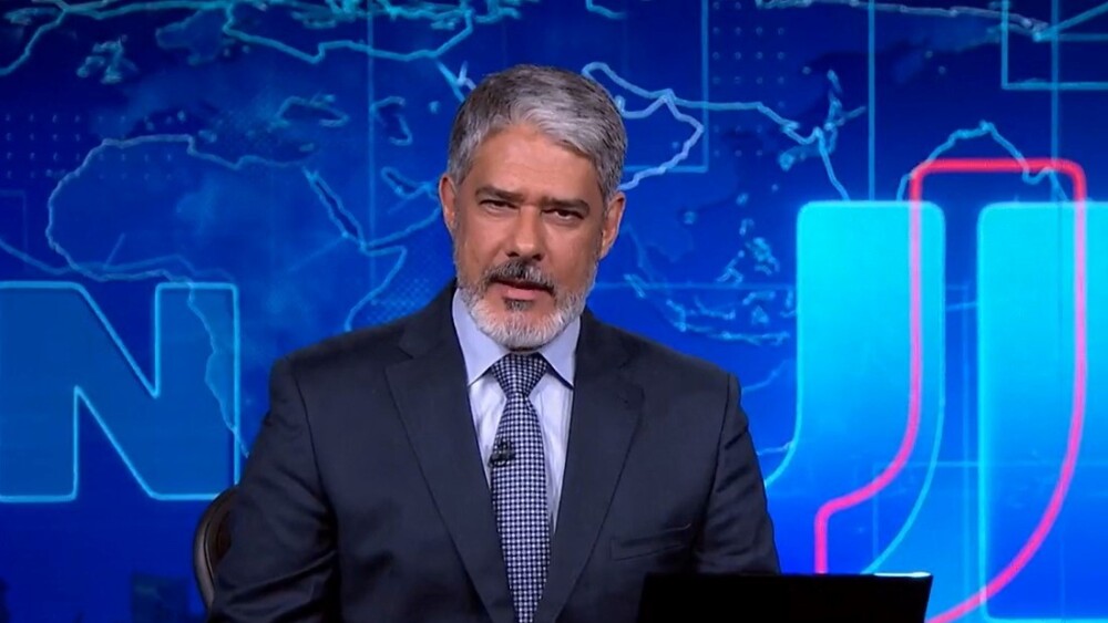 William Bonner é apresentador e editor-chefe do JN