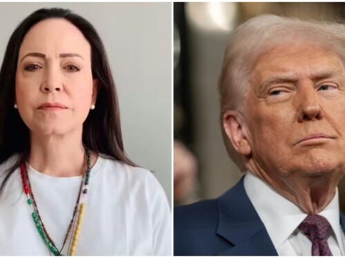 Trump se reunirá com líder opositora venezuela, María Corina Machado, nesta quinta (15)