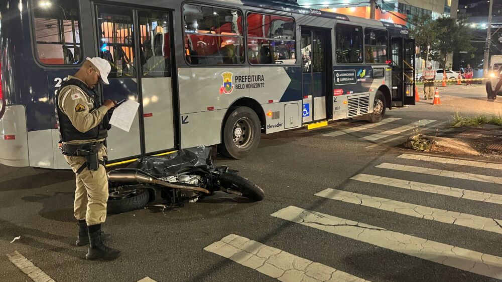 motociclista morto na barão, em bh