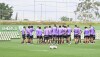 Jogadores do América durante treinamento no CT Lanna Drumond