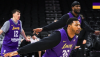 Jogadores do Lakers em treino