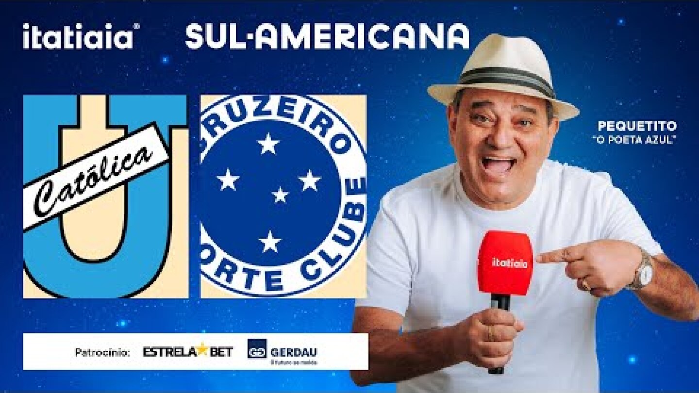 Transmissão ao Vivo: Universidad Católica x Cruzeiro pela Itatiaia.