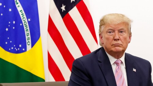 O presidente dos Estados Unidos, Donald Trump