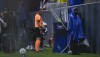 Colombiano Carlos Betancur durante análise de possível pênalti para o Del Valle