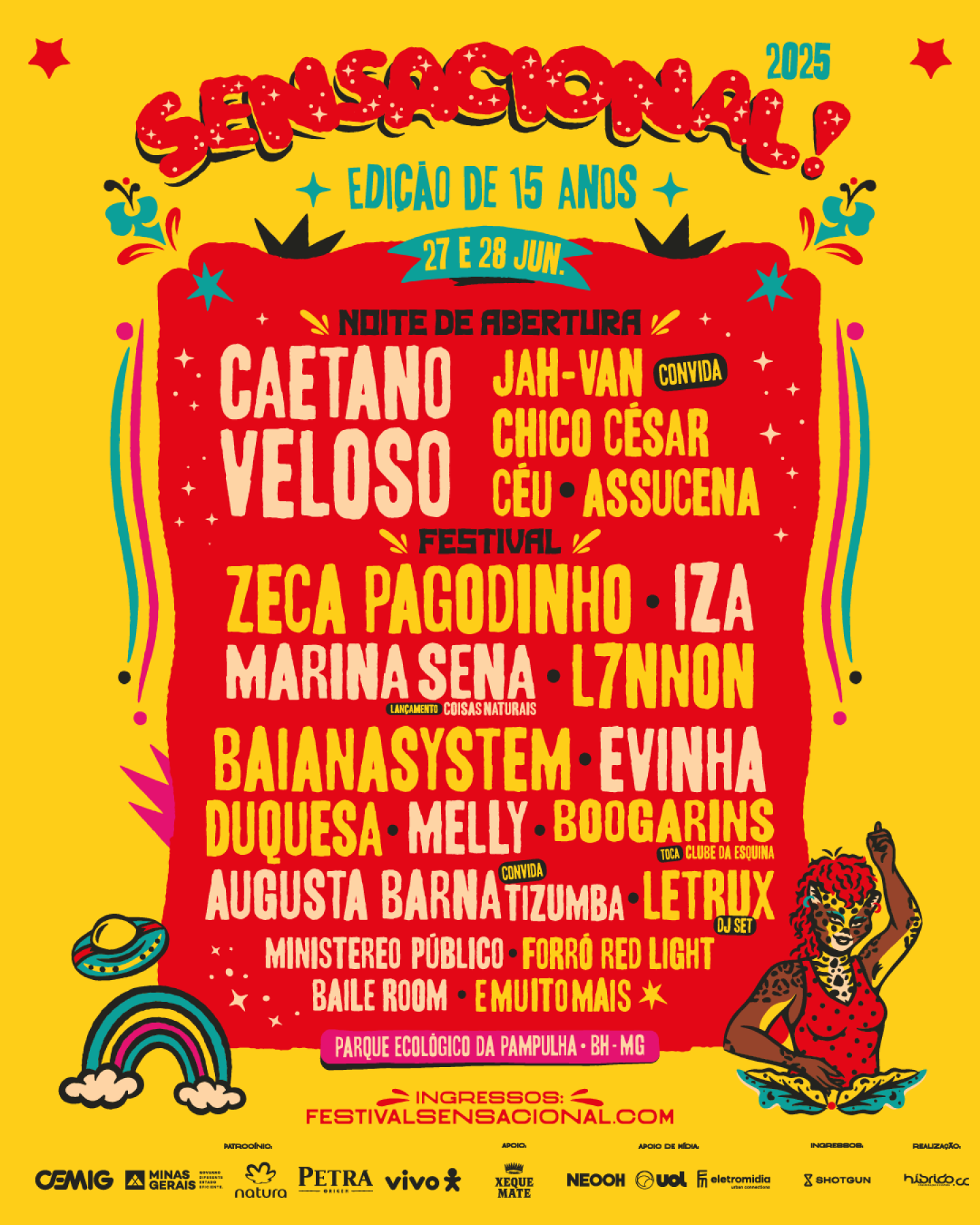 Line-up completo da 12ª edição do festival