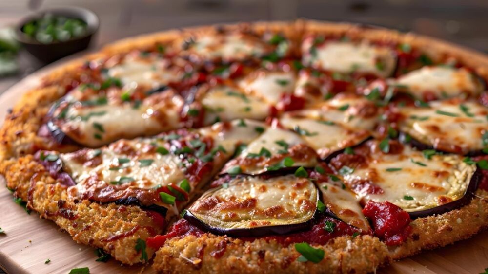 Pizza low carb saudável e saborosa