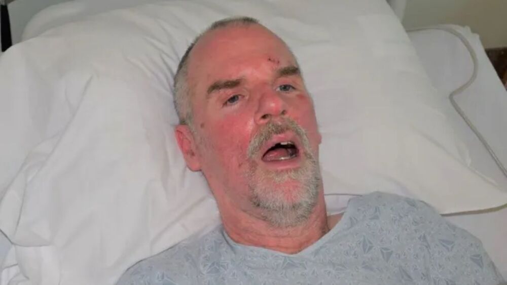 homem foi encontrado em hospital