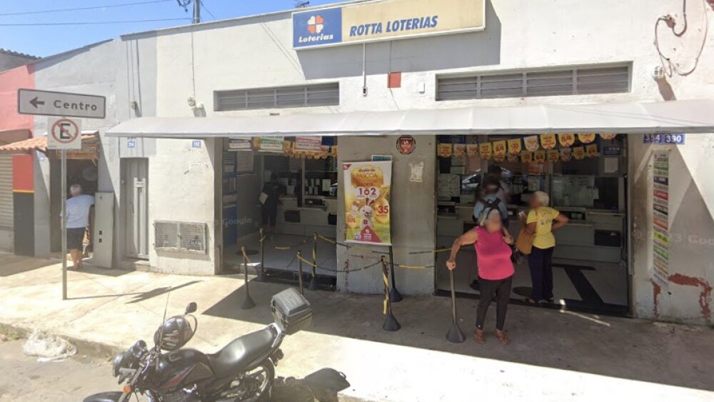 Lotérica no bairro São Paulo, região Nordeste de Belo Horizonte, local onde vencedor da Quina de São João jogou.