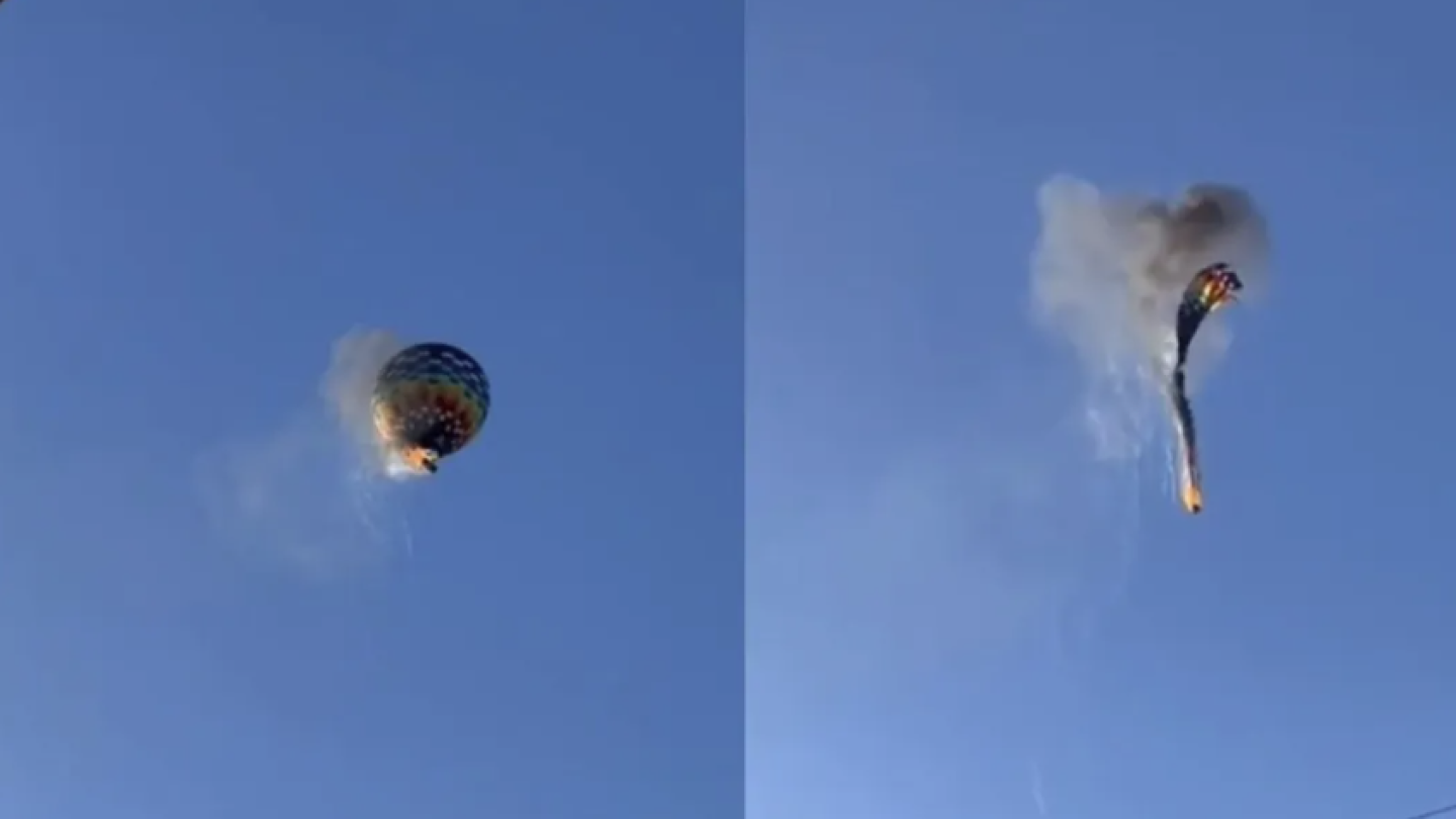 Vídeo impressionante mostra queda de balão que matou 4 pessoas em Santa Catarina - Rádio Itatiaia