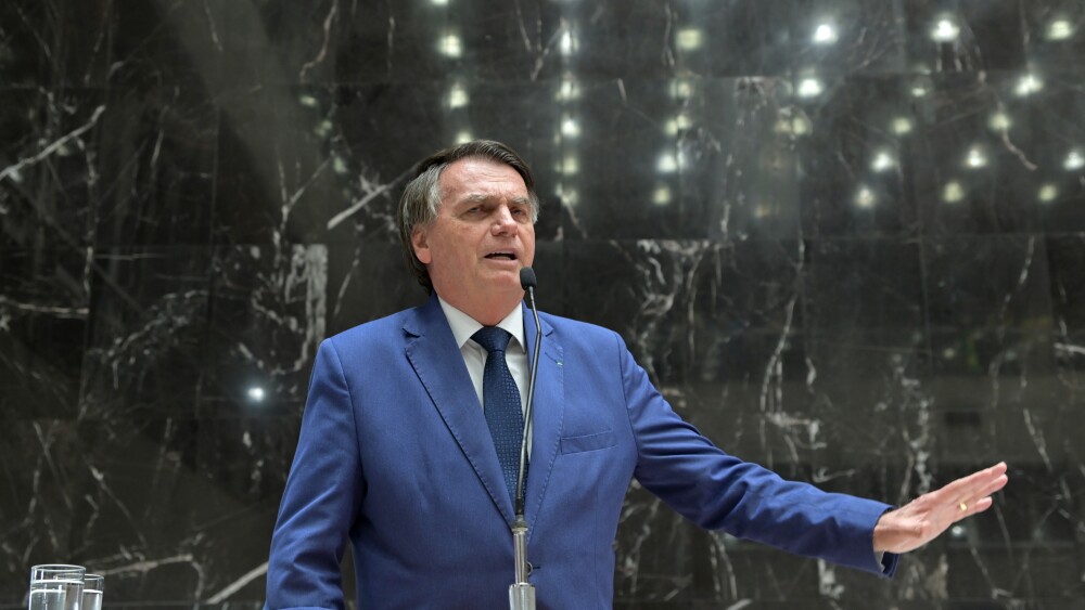 Jair Bolsonaro, no ano passado, em cerimônia de concessão do título de cidadão honorário de Minas Gerais