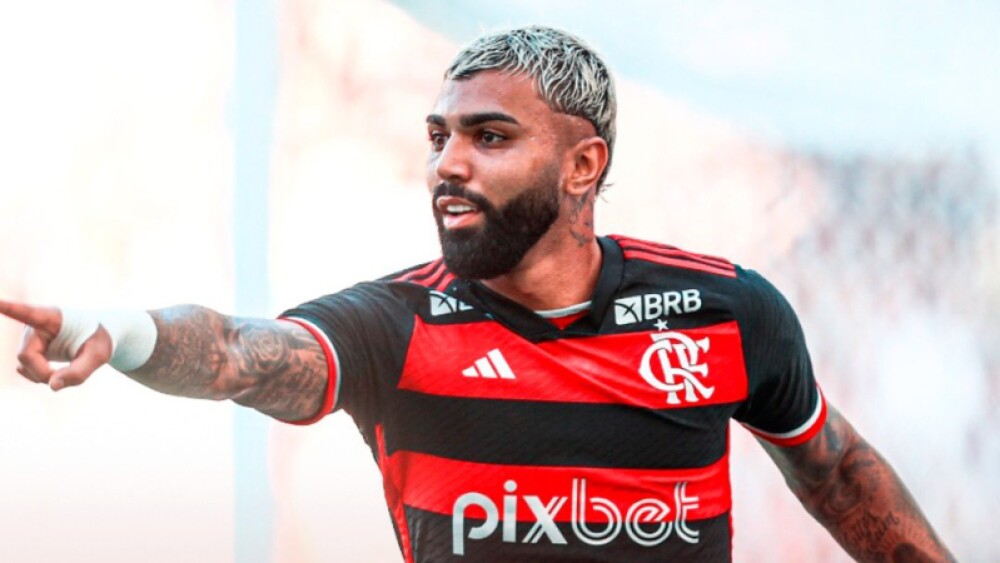Gabigol em ação pelo Flamengo este ano