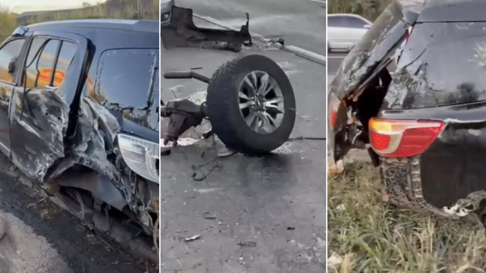 Carro onde estava o sertanejo fica destruído
