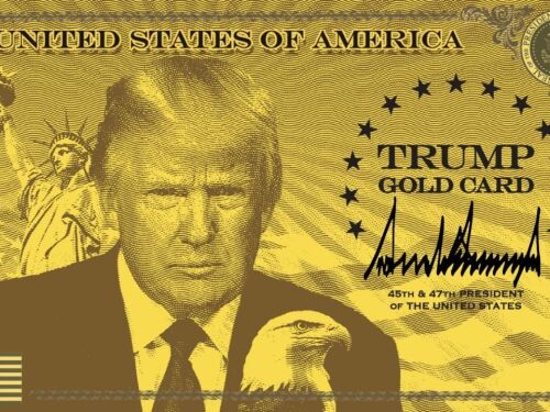 EUA lançam ‘Trump Gold Card’, visto que custa mais de 1 milhão de dólares