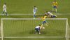 Lance do gol anulado do Palmeiras contra o Cruzeiro, neste domingo (26), no Allianz Parque