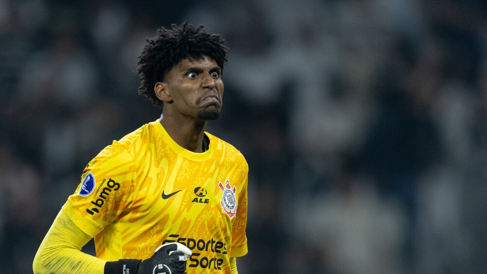 Hugo Souza, goleiro do Corinthians