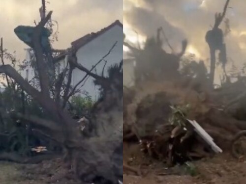 Vídeo: tornado próximo a Paris deixa um morto, derruba guindaste e causa destruição