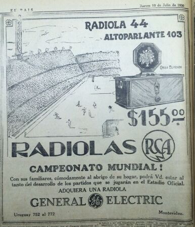 Folhetim anuncia o Uruguai como campeão da Copa do Mundo de 1930