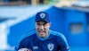 Roger Silva no primeiro treino com o Londrina