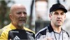 Jorge Sampaoli, técnico do Atlético, e Léo Condé, técnico do Ceará