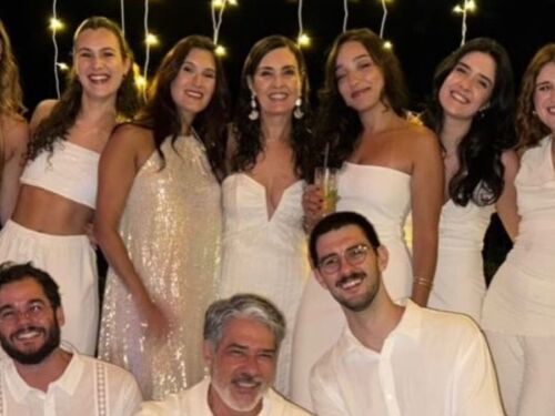 Fátima Bernardes e William Bonner passam Ano-Novo juntos