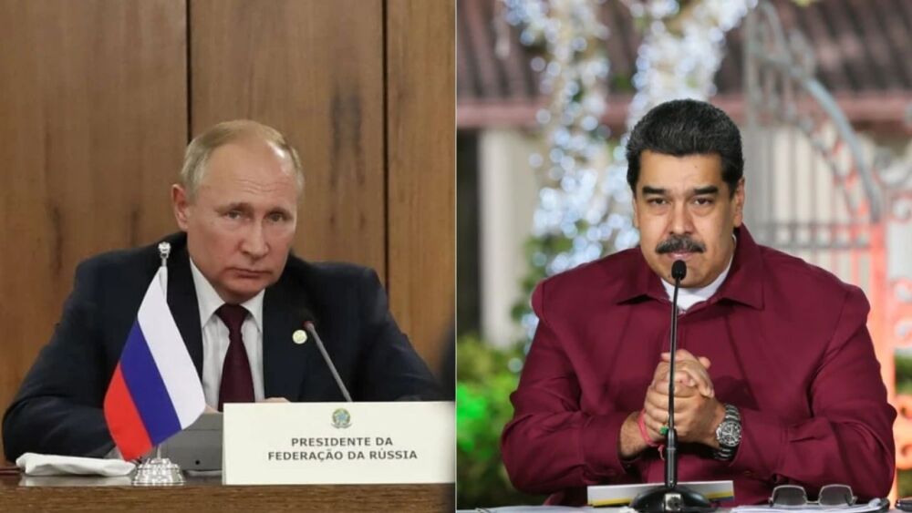 Putin reafirma apoio a Maduro em conversa por telefone e propõe união
