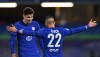 Ziyech e Havertz celebram gol pelo Chelsea na Champions League 2020/2021