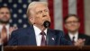 Donald Trumpo duante discurso em 5 de março de 2025