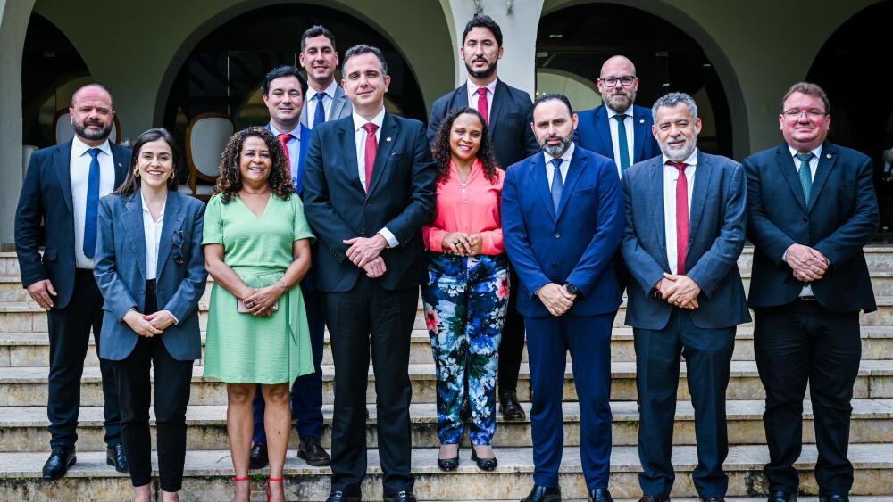 Pacheco recebeu deputados de Minas em Brasília