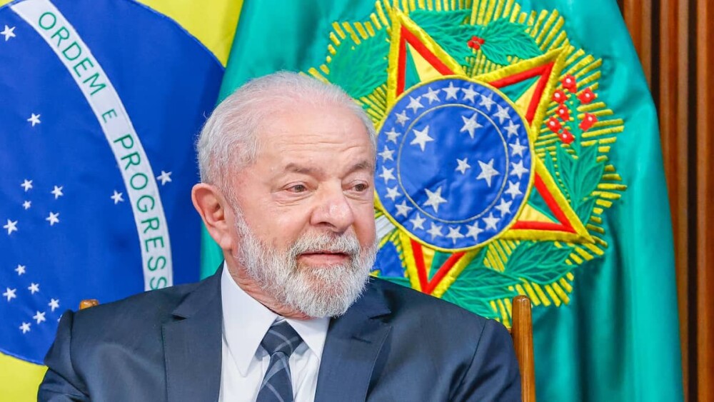 O presidente Luiz Inácio Lula da Silva, do PT