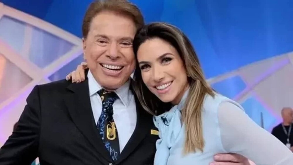 Silvio Santos and his daughter Patricia Abravanel