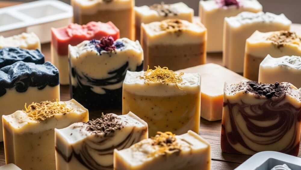 Sabão caseiro feito a partir de óleo de cozinha