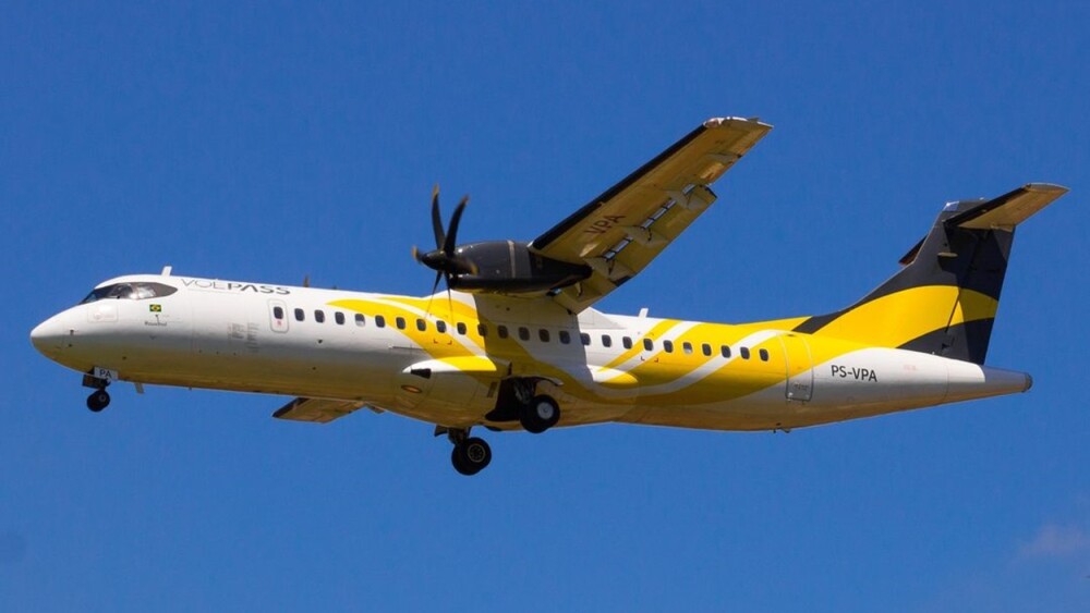 Foto mostra avião ATR-72