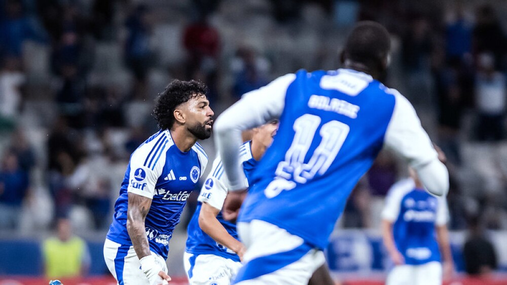 Gabigol marcou o gol da vitória do Cruzeiro nos acréscimos