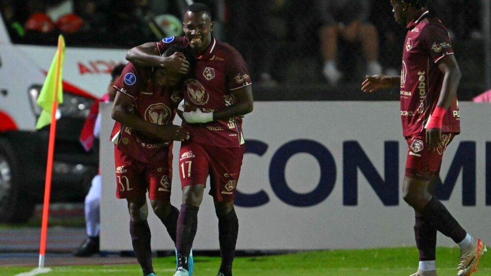 Carlos Orejuela abriu o placar para o Mushuc Runa: 1 a 0