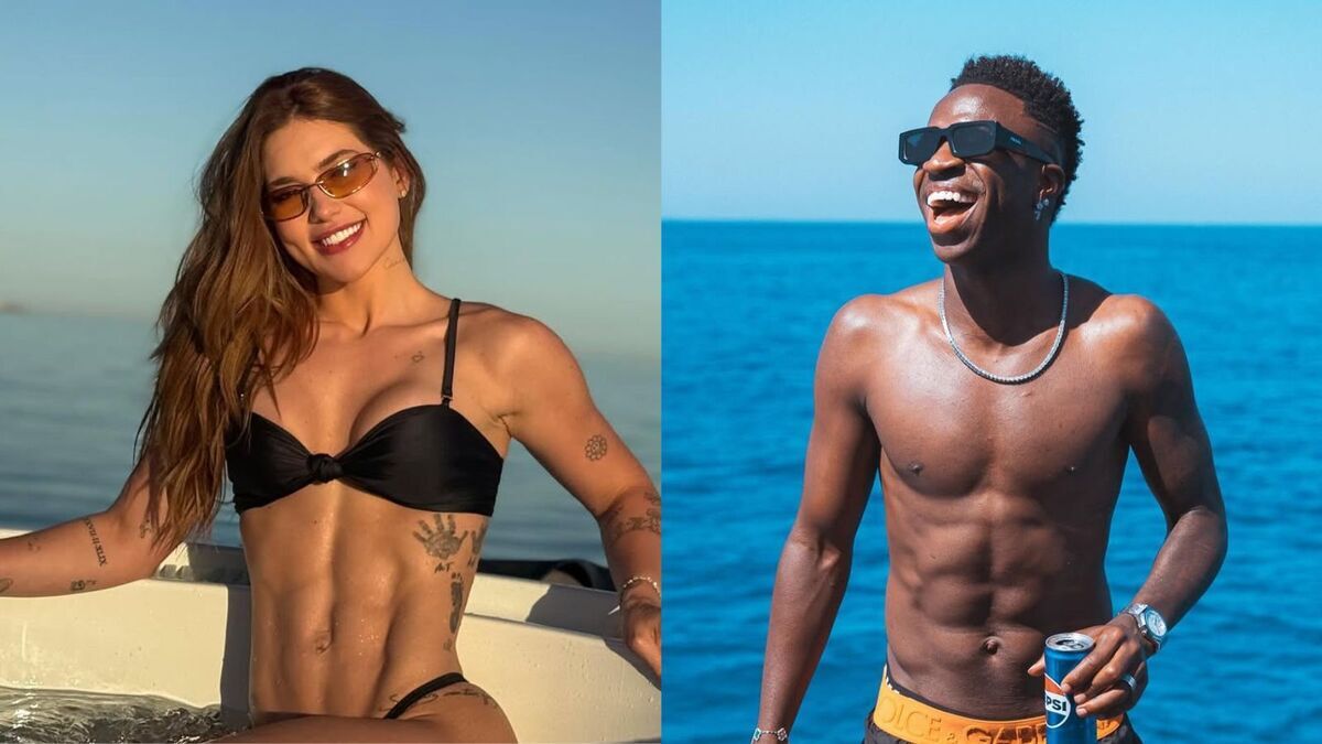 Vini Jr. e Virginia Fonseca: jogador atende fãs após passeio em iate de luxo - Rádio Itatiaia