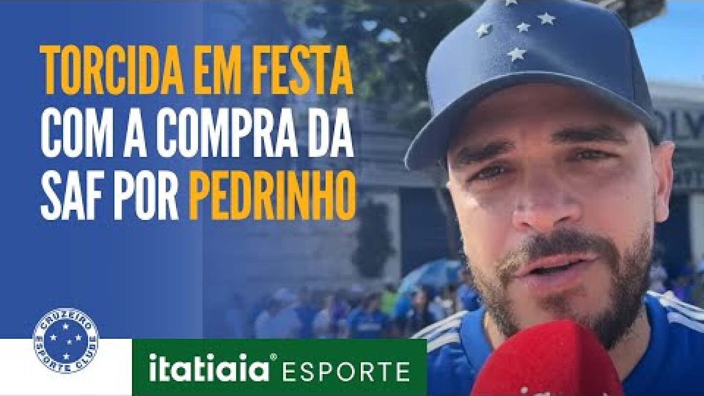 Torcedores reagem à venda da SAF do Cruzeiro de Ronaldo a Pedrinho