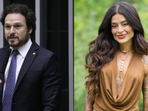 Fora do BBB 26, Aline Campos é flagrada em clima íntimo com deputado Fred Costa