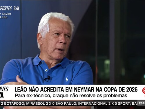 ‘Ele não serve como exemplo para ninguém’, diz Emerson Leão sobre Neymar