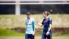 Filipe Luís conversa com Jorginho no Ninho do Urubu: delegação embarca para a Argentina nesta segunda (27)