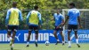 Jogadores do Bahia durante treino no CT Evaristo de Macedo