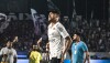 Neymar na apresentação na Vila Belmiro em volta para o Santos