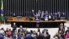 O plenário da Câmara dos Deputados, nesta quarta-feira (18)