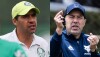 Abel Ferreira e Leonardo Jardim, técnicos de Palmeiras e Cruzeiro