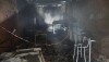 Fogo foi extinto após atuação do Corpo de Bombeiros, que empenhou quatro viaturas no local.