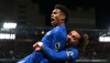 Estêvão, do Chelsea, comemora gol contra o Liverpool na Premier League